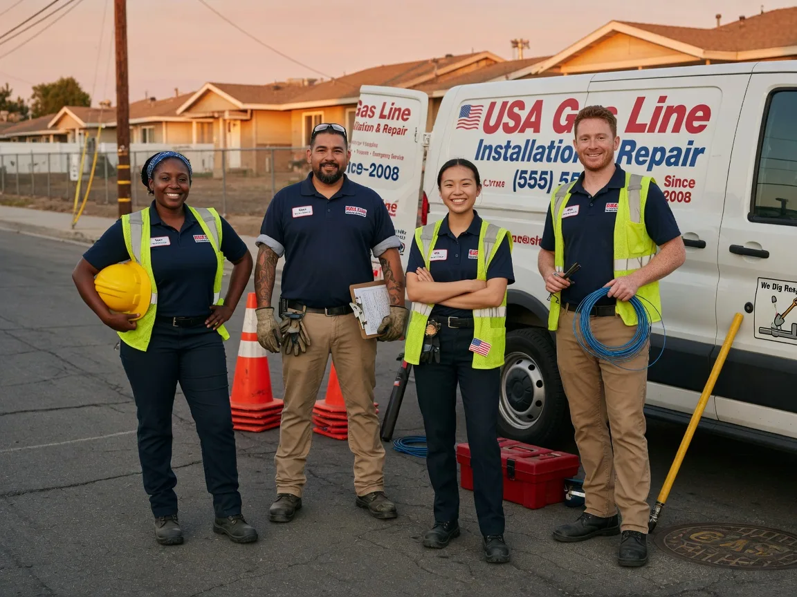 Gas Line Installation company in Leamington, UT